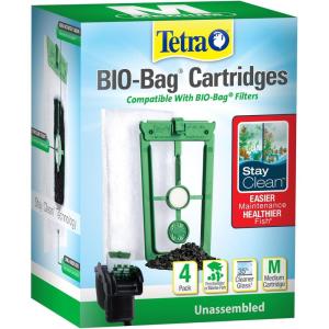 imageTetra Whisper BioBag Filter Cartridges For Aquariums  Unassembled Medium Pack of 12Medium