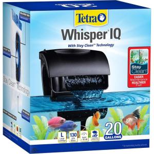 imageTetra Whisper IQ Power Filter 175 GPH with Stay Clean Technology 30 Gallons20Gallon