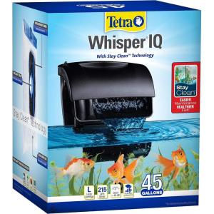 imageTetra Whisper IQ Power Filter 175 GPH with Stay Clean Technology 30 Gallons45Gallon