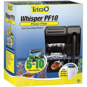 imageTetra Whisper Power Filter 10 Gallons Quiet 3Stage Aquarium Filtration5 to 10Gallons