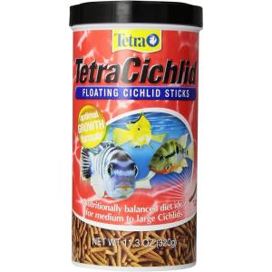 imageTetraCichlid Floating Cichlid Sticks 113 Ounces Pond Fish Food Nutritionally Balanced113 Ounce Pack of 1