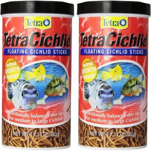 imageTetraCichlid Floating Cichlid Sticks 113 Ounces Pond Fish Food Nutritionally Balanced113 Ounce Pack of 2