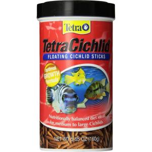 imageTetraCichlid Floating Cichlid Sticks 113 Ounces Pond Fish Food Nutritionally Balanced565 Ounce Pack of 1