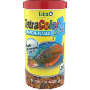 imageTetraColor PLUS Tropical Flakes with Color Enhancing 22 Ounce Pack of 1706 Ounce Pack of 1
