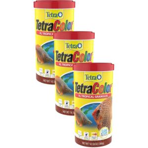 imageTetraColor XL Tropical Granules with Natural Color Enhancer 265 Oz1058 Ounce Pack of 3