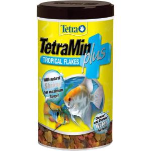 imageTetraMin Plus Tropical Flakes Cleaner and Clearer Water Formula 706 Ounce Pack of 11 Ounce Pack of 1