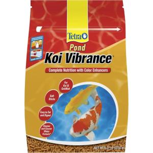 imageTetraPond Koi Vibrance Soft Sticks Easy to Digest Floating Pond Food 518 lbs827 Pound Pack of 1