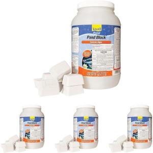 imageTetraPond Pond Block 50 Count Helps Control Algae Growth in Ornamental Fish Ponds50 blocks Pack of 4