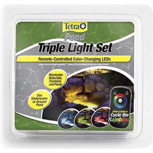 imageTetraPond RemoteControlled Color Changing Triple LED Light SetLight Set w Remote
