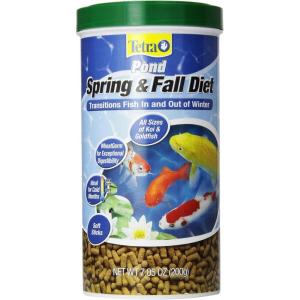 imageTetraPond Spring And Fall Diet 308 Pounds Pond Fish Food For Goldfish And Koi 7 L705 Ounce Pack of 1