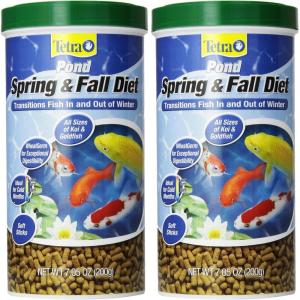 imageTetraPond Spring And Fall Diet 308 Pounds Pond Fish Food For Goldfish And Koi 7 L705 Ounce Pack of 2