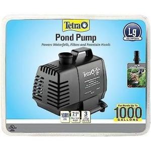 imageTetraPond Water Garden Pump Powers WaterfallsFiltersFountain Heads500 to 1000 gallons Pack of 6