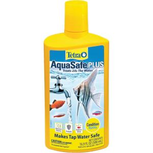 imageTetra AquaSafe Plus 169 Ounces aquarium Water Conditioner And Dechlorinator169Ounce