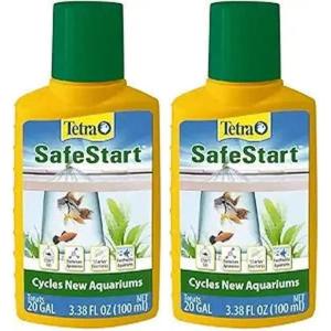 imageTetra SafeStart Plus For Newly SetUp Fish aquariums 100 ml 338Ounce100 ml  338Ounce Pack of 2
