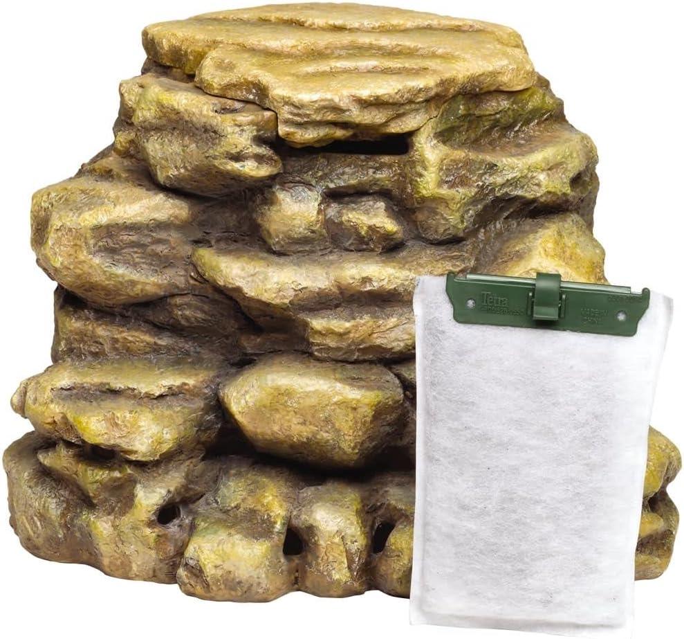 imageTetra Decorative ReptoFilter Terrarium Filtration ampamp Waterfall For Turtles Frogs ampamp Newts Keeps Water Clear