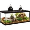imageTetra Aquatic Turtle Deluxe Kit 20 Gallons aquarium With Filter And Heating Lamps 30 IN NV3323020 gallon