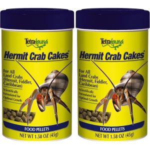 imageTetraFauna Hermit Crab Cakes 158 Ounces Food Pellets For All Land Crabs 100ml 16976158 Ounce Pack of 2