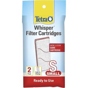 imageTetra Filter Aquarium Cartidges Removes Odors and Discoloration Ready to Use Small Whisper Filters 6 Count2 Count